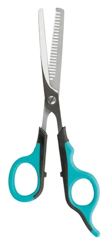 Trixie effileerschaar enkelzijdig 18 cm RVS – 3 stuks