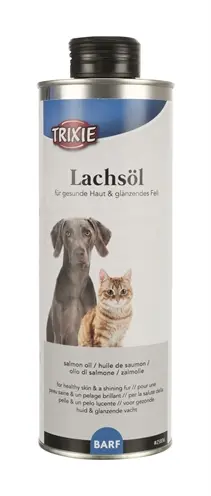 Trixie zalmolie hond en kat 500 ml – omega 3 en 6