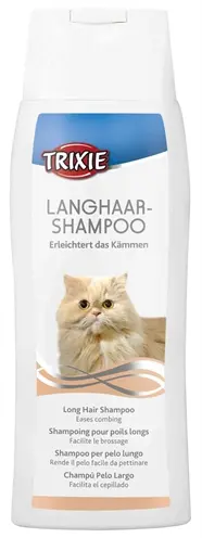 Trixie shampoo langharige kat 250 ml – tegen vervilting