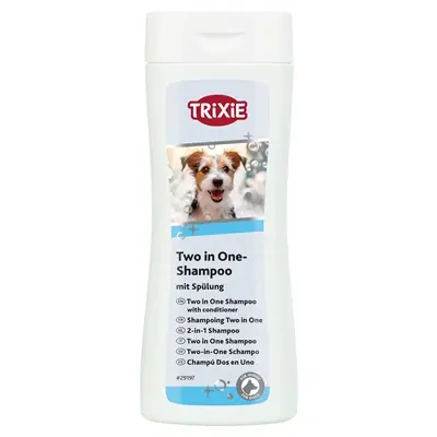 Trixie 2-in-1 hondenshampoo met crèmespoeling 250 ml