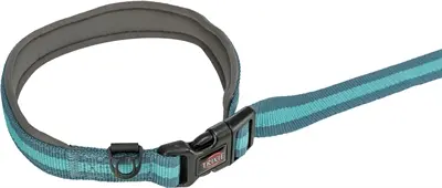 Trixie jogginglijn hond petrol/aqua 133-180 x 2 cm – met schokdemper - Afbeelding 4