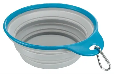 Trixie reisvoerbak siliconen 1 l 18 cm – opvouwbaar met stevige rand - Afbeelding 2