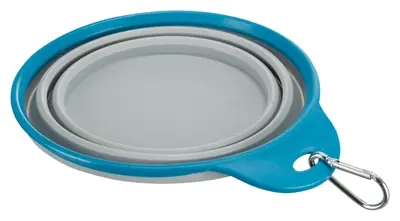 Trixie reisvoerbak siliconen 1 l 18 cm – opvouwbaar met stevige rand - Afbeelding 3