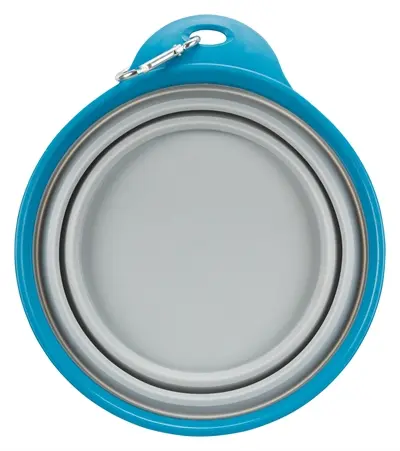 Trixie reisvoerbak siliconen 1 l 18 cm – opvouwbaar met stevige rand - Afbeelding 4