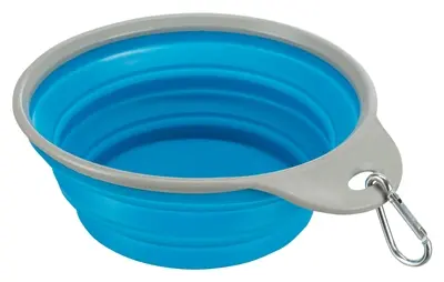 Trixie reisvoerbak siliconen 1 l 18 cm – opvouwbaar met stevige rand - Afbeelding 5