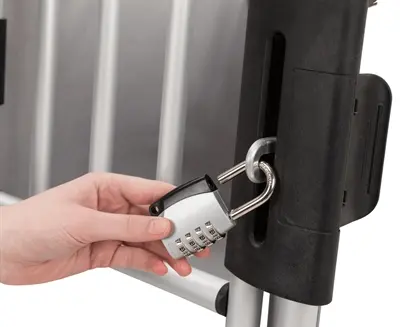 Trixie inzetstuk voor hangslot vervoersbox aluminium 5 x 2 x 8 cm - Afbeelding 6