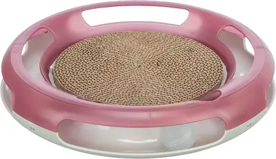 Trixie kattenspeelgoed Race & Scratch speelbaan 37 cm – met krabkarton