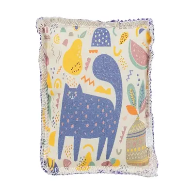 Trixie speelkussen kat met valeriaan 9 x 7 cm – bloemetjesprint - Afbeelding 3