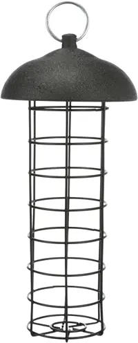 Trixie mezenbolhouder metaal zwart 10 x 10 x 21 cm – 2 stuks