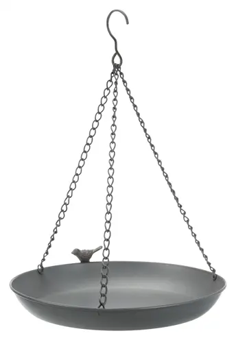 Trixie vogelbad hangend grijs 30 x 30 cm – 2200 ml - Afbeelding 2