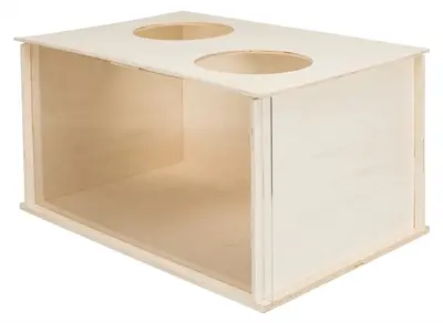 Trixie graafbak voor konijnen 58 x 38 x 30 cm – met plexiglas