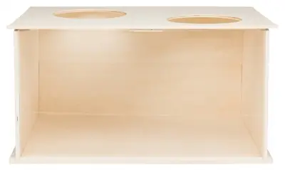 Trixie graafbak voor konijnen 58 x 38 x 30 cm – met plexiglas - Afbeelding 2