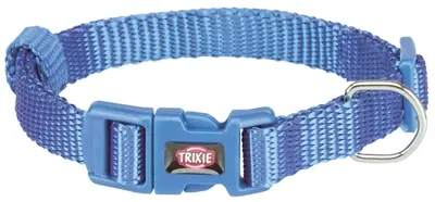 Trixie halsband Premium royal blauw 22-35 x 1 cm – maat XS-S