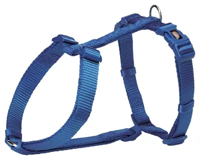 Trixie H-tuig hond Premium royal blauw 60-87 x 2,5 cm – verstelbaar