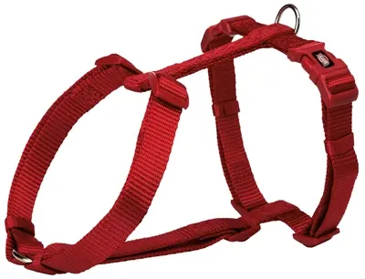 Trixie hondentuig Premium H rood 30-44 x 1 cm – verstelbaar