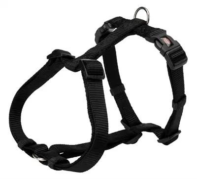Trixie hondentuig H-tuig zwart 30-44 cm – nylon, verstelbaar