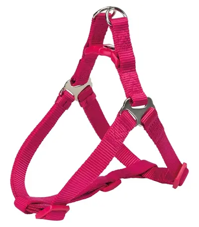 Trixie hondentuig One Touch fuchsia 50-65 x 2 cm – met trekontlasting