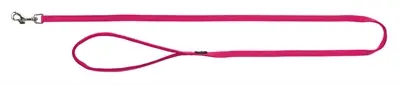 Trixie hondenriem Premium fuchsia 100 x 2,5 cm – neopreen handvat