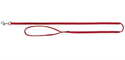 Trixie hondenriem Premium rood 100 x 2,5 cm – neopreen handvat - Afbeelding 2