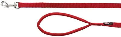 Trixie hondenriem Premium rood 100 x 2 cm – neopreen handvat - Afbeelding 2