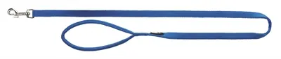 Trixie hondenriem Premium royal blauw 100 x 2 cm – neopreen handvat