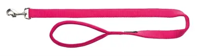 Trixie hondenriem Premium fuchsia 120 x 1,5 cm – neopreen handvat