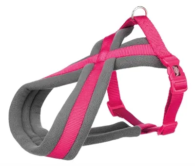 Trixie hondentuig Touren fuchsia 30-55 x 1,5 cm – fleece voering