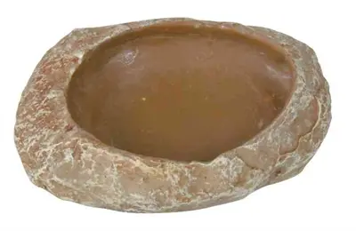 Trixie Reptiland water- en voerschaal 6 cm – rotsdesign