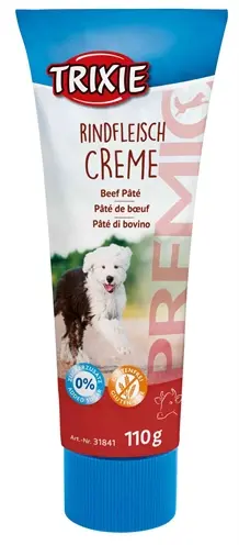 Trixie Premio rundvleespasta 110 g – glutenvrije beloning in tube