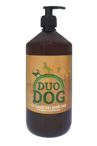 Duo Dog vet supplement 1000 ml – paardenvet voor huid en vacht