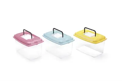Imac Ariel plastic aquarium assorti 4 liter – met deksel en handvat - Afbeelding 4
