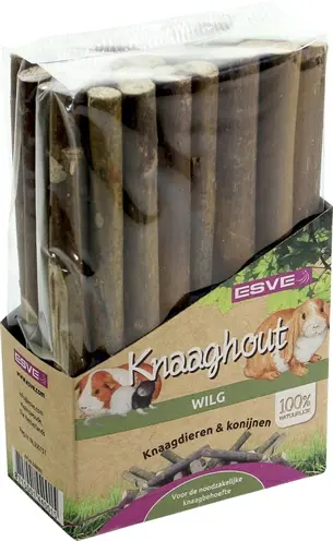 Esve knaaghout wilg 10 cm – natuurlijk knaagmateriaal