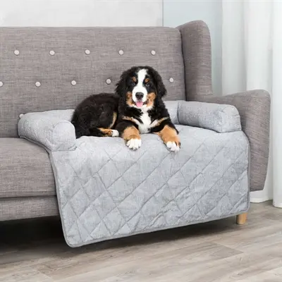 Trixie Sofa hondenmand Nero grijs 90 x 90 cm – meubelbeschermer - Afbeelding 4
