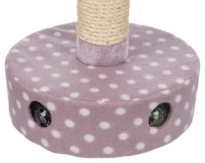 Trixie Junior krabpaal fleece lila 26 x 26 x 47 cm – voor kittens - Afbeelding 4