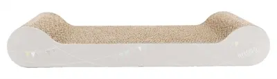 Trixie krabplank Junior lichtgrijs 38 x 18 x 6 cm – karton met catnip