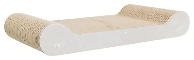 Trixie krabplank Junior lichtgrijs 38 x 18 x 6 cm – karton met catnip - Afbeelding 4