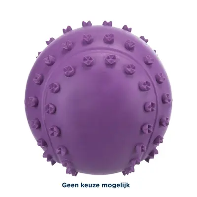 Trixie speelbal natuurrubber 6 cm assorti – met geluid, 3 stuks - Afbeelding 2