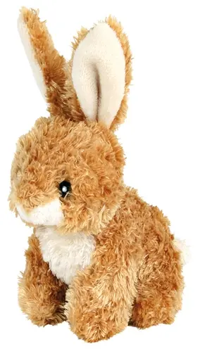 Trixie pluche konijn 15 cm assorti – hondenknuffel met geluid, 3 stuks - Afbeelding 2