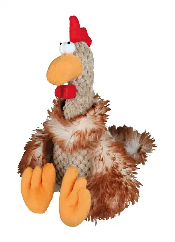 Trixie hondenspeelgoed haan pluche 22 cm – met geluid