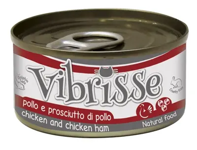 Vibrisse kattenvoer kip en kippenham 24 x 70 g – aanvullend natvoer - Afbeelding 4