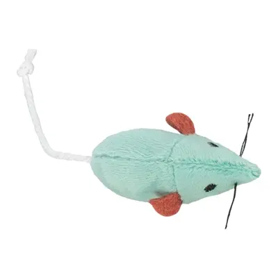 Trixie pluche muizen 5 cm – 160 stuks met catnip in ton - Afbeelding 4