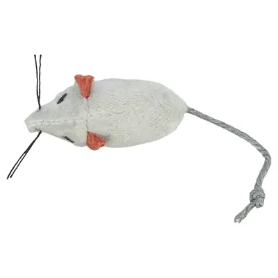 Trixie pluche muizen 5 cm – 160 stuks met catnip in ton - Afbeelding 8