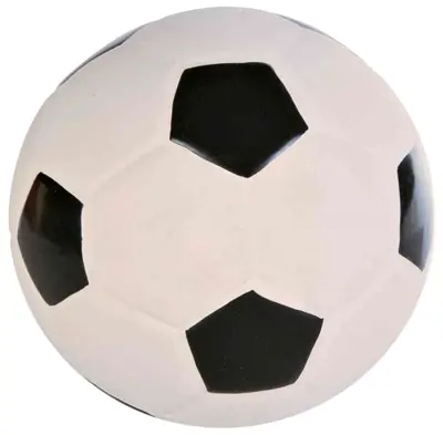 Trixie latex ballen 13 cm – voetbal of basketbal, met geluid, assorti - Afbeelding 4