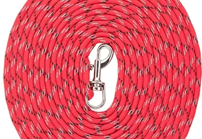 Trixie Junior sleeplijn rood 4 mm x 4 m – rond nylon, met handlus - Afbeelding 6
