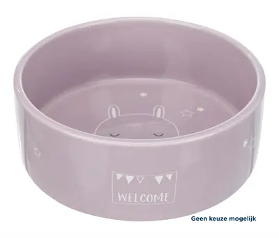 Trixie Junior voerbak keramiek 12 cm 300 ml – assorti pastel