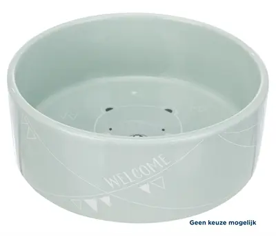 Trixie Junior voerbak keramiek 12 cm 300 ml – assorti pastel - Afbeelding 2