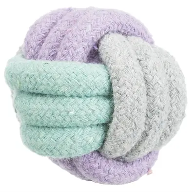 Trixie Junior touwbal 6 cm – geknoopt katoen/polyester voor pups - Afbeelding 4
