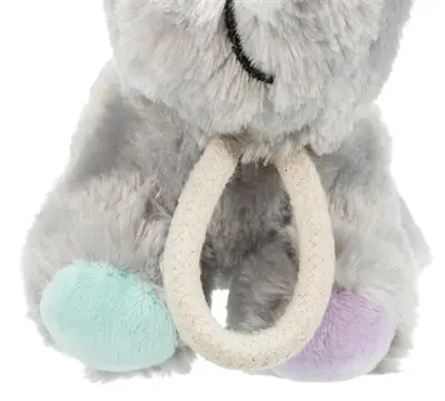 Trixie Junior pluche hond met touw 24 cm – met geluid - Afbeelding 5