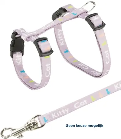 Trixie kittentuig Junior Kitty Cat met riem 21-33 cm – assorti - Afbeelding 5
