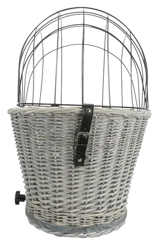 Trixie fietsmand bagagedrager grijs 55 x 35 x 49 cm – met rooster - Afbeelding 5